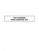 Chandra Mind Reading Act by James S. Harto